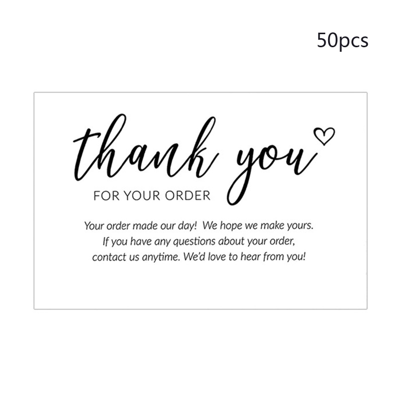 Set 50 Tấm Thẻ Cảm Ơn Lời Cảm Ơn