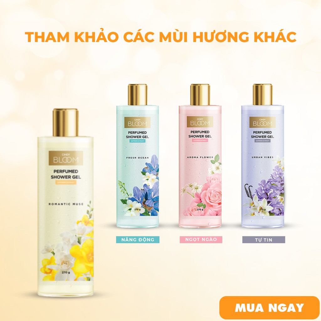 Sữa Tắm Nước Hoa Cindy Bloom Romantic Muse 270g | BigBuy360 - bigbuy360.vn