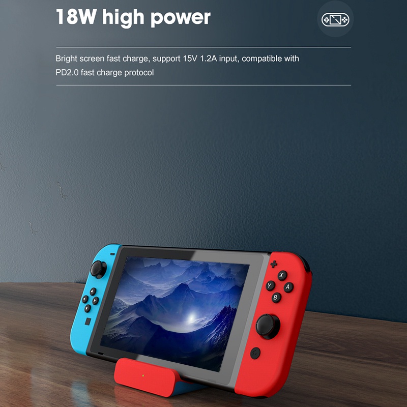 Đế Sạc Chuyển Đổi Video Đa Năng Hỗ Trợ 4k / 1080p Cho Nintendo Switch