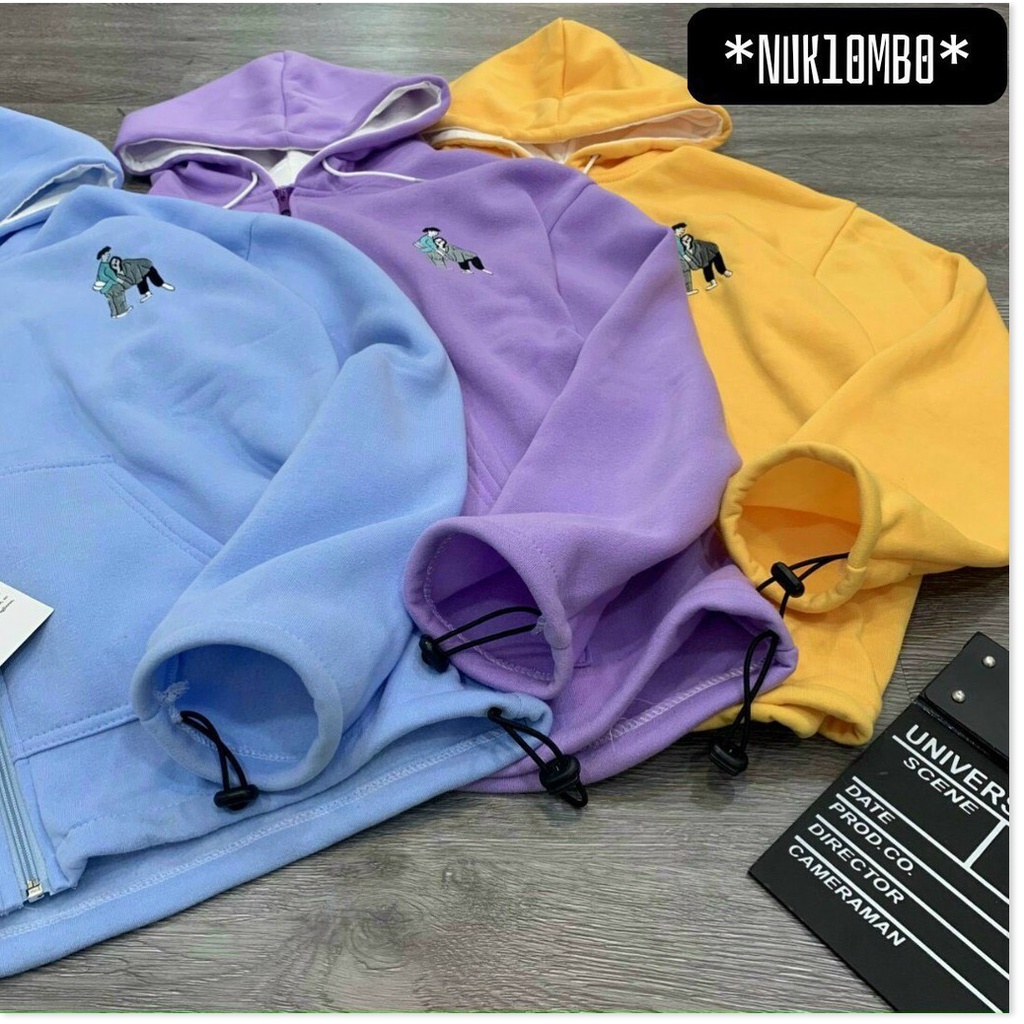 ÁO KHOÁC NỈ HOODIES NAM NỮ CỰC XINH KME FASHION