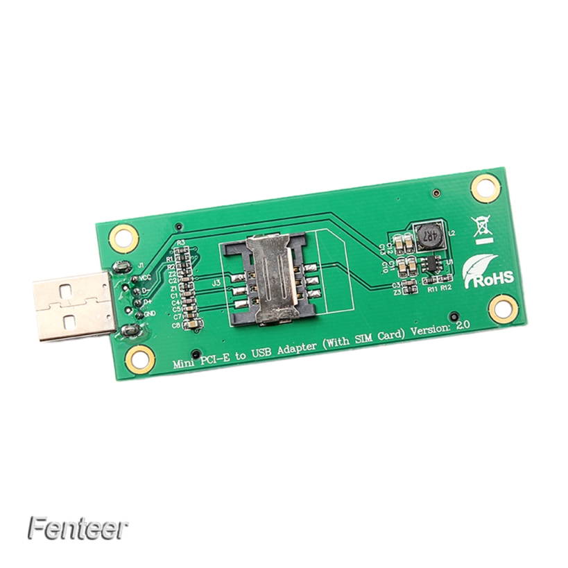 Card Mini Pci-E Wwan Sang Usb Adapter Và Sim Cho Full-Heht 3g / 4g