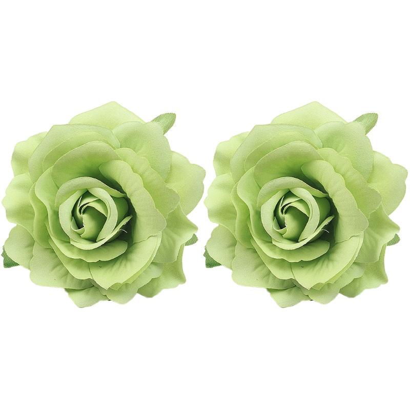 Set 2 Trâm Cài Tóc Hình Hoa Hồng Kiểu Dáng Mới Lạ Dành Cho Cô Dâu