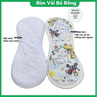 Bộ Bỉm Vải, Tã Vải Babu Nature Siêu Chống Tràn Cho Bé, Size M,L