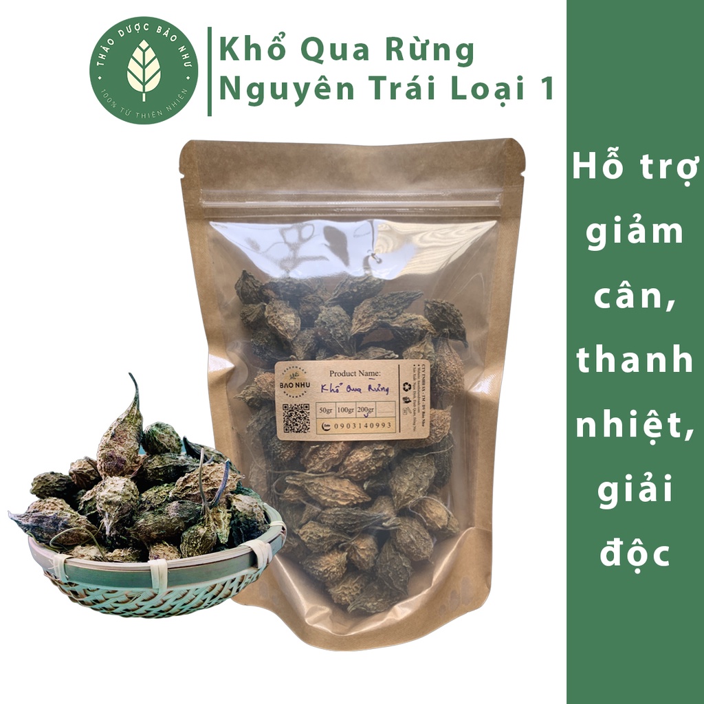 Khổ qua rừng (mướp đắng rừng) nguyên trái, hàng loại 1 nhà trồng, chuẩn sạch, giảm mỡ máu, tốt cho sức khỏe
