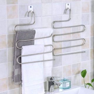 Móc treo quần 5 tầng inox