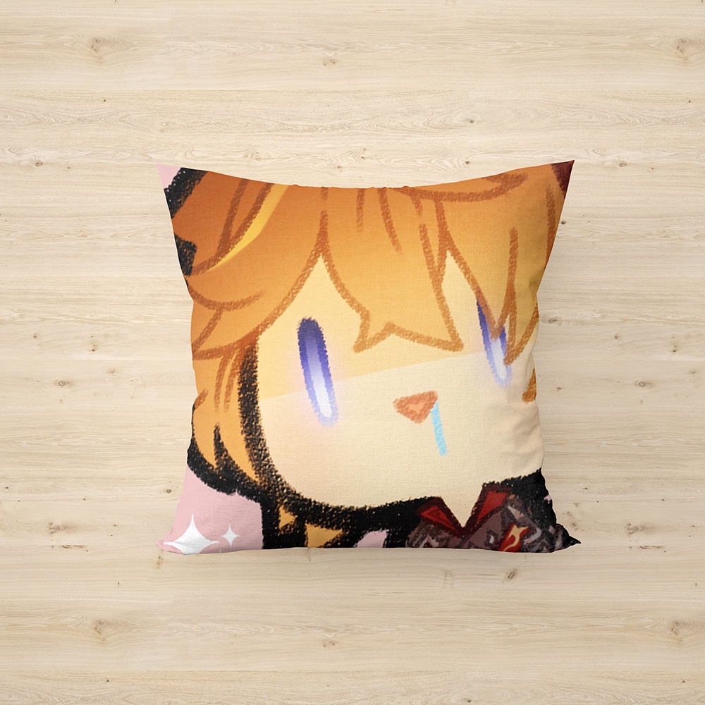 Gối in hình GENSHIN IMPACT ver THÈM NHỎ DÃI anime chibi xinh xắn tiện lợi chất đẹp