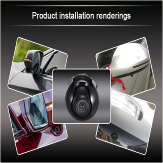 Camera cạp lề gắn gương chiếu hậu ô tô có khả năng chống nước IP67 xoay 360 độ,Camera oto dành cho màn hình androi.