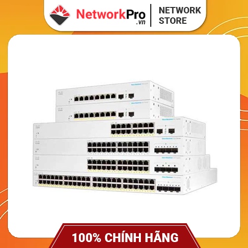 Bộ Chia Mạng Switch Cisco CBS220-24T-4G-EU 24 Ports 1GE 10/100/1000Mbps Hàng Chính Hãng