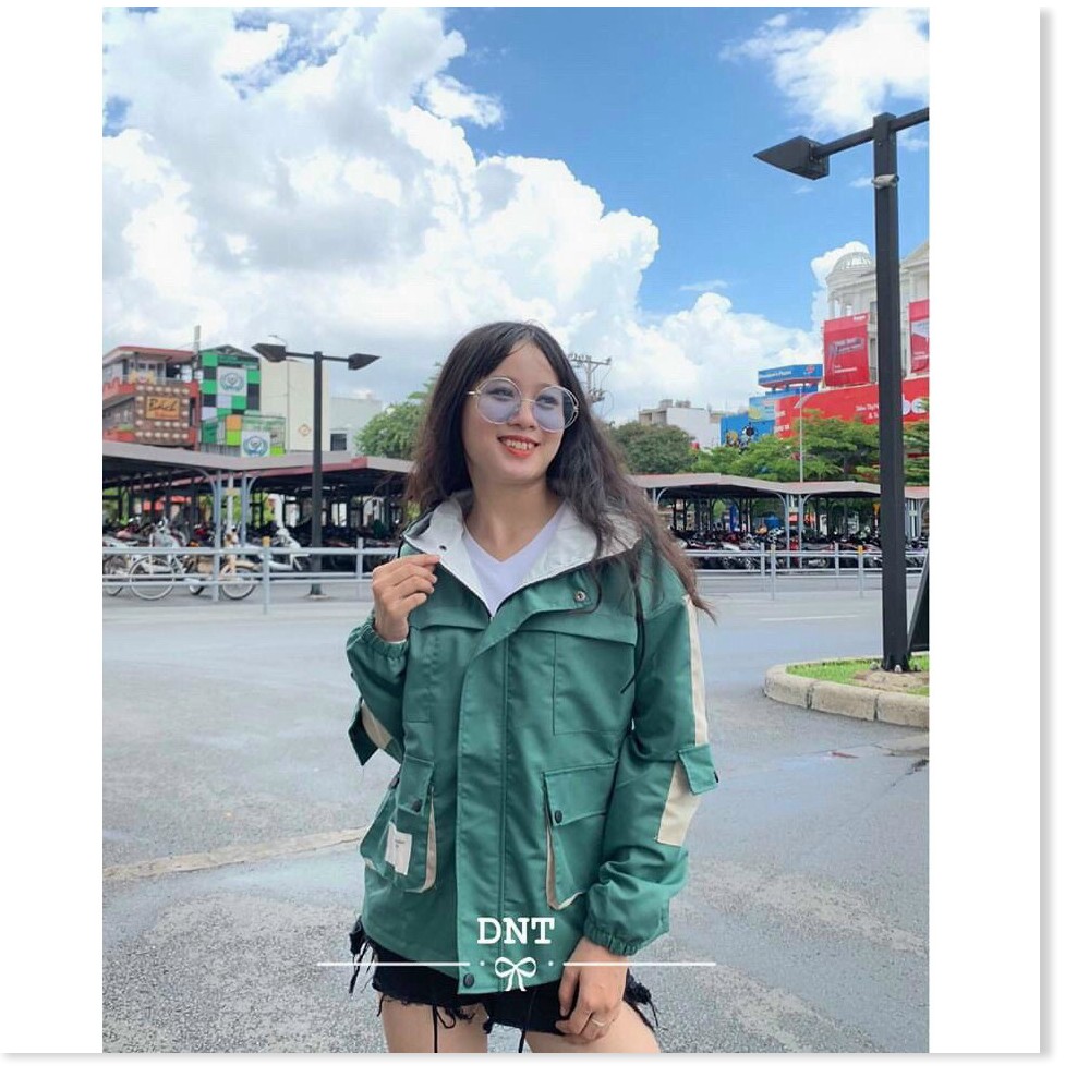 ÁO KHOÁC NỮ KAKI 6 TÚI 2 MÀU SINH ĐỘNG,CHẤT LIỆU VÔ CÙNG THOÁNG MÁT THỜI TRANG KOKO MI