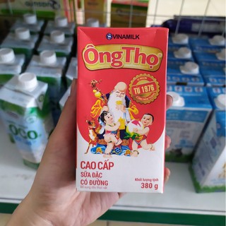 SỮA ĐẶC CÓ ĐƯỜNG ÔNG THỌ ĐỎ - HỘP GIẤY 380G