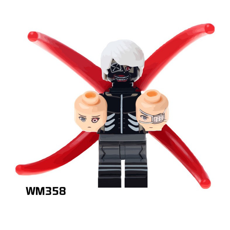 Minifigures Nhân Vật Bán Ngạ Quỷ Ken Kaneki Trong Phim Tokyo Ghoul's WM358