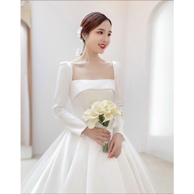 ĐẦM NÀNG DÂU CỔ U TAY PHỒNG full size S/M/L/XL ( ẢNH &amp; VIDEO CHỦ SHOP TỰ QUAY 1000%)