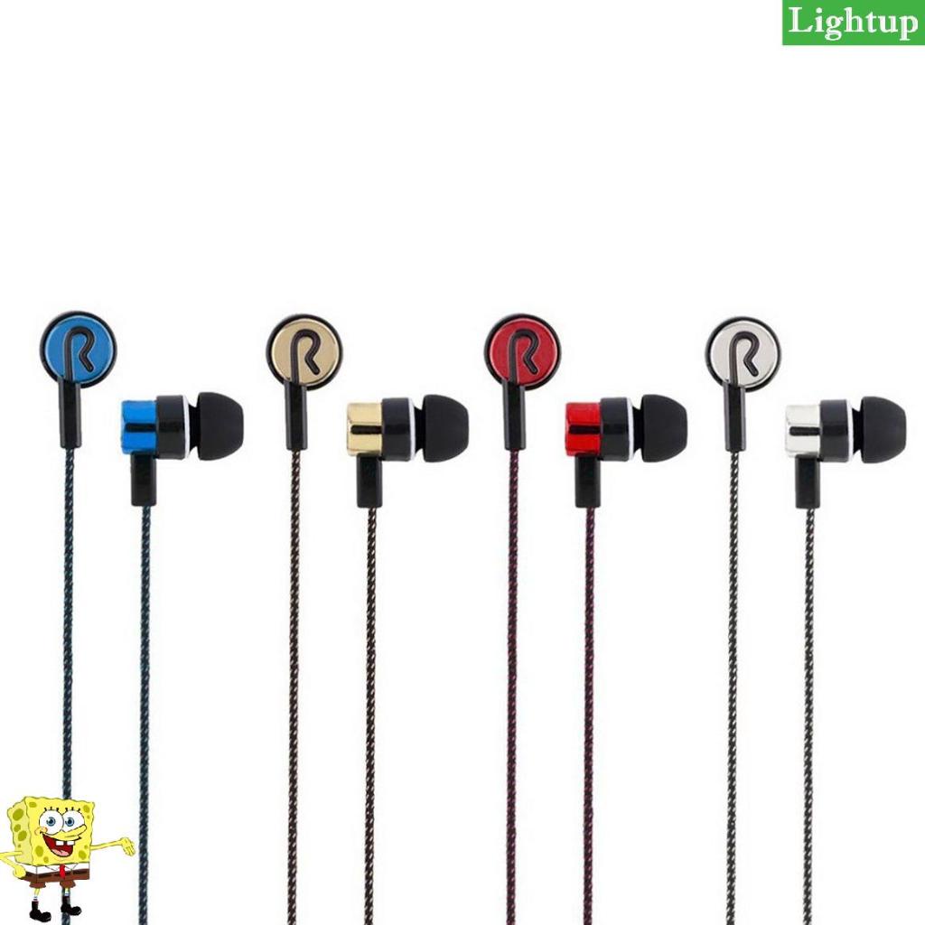 Tai nghe bện Dây siêu trầm trong tai Tai nghe âm thanh nổi Cách ly tiếng ồn