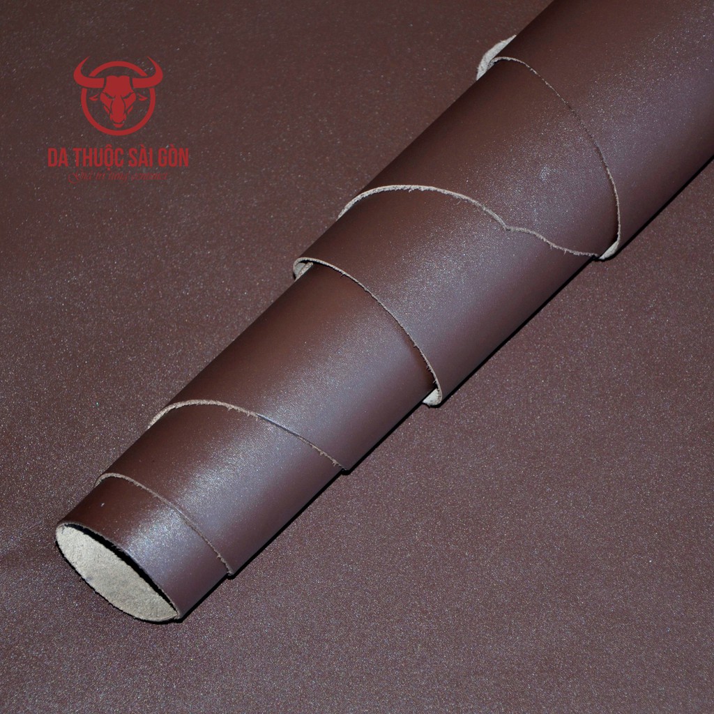 10 Pia da dầu màu nâu thương hiệu Da Thuộc Sài Gòn - Bán da bò nguyên tấm
