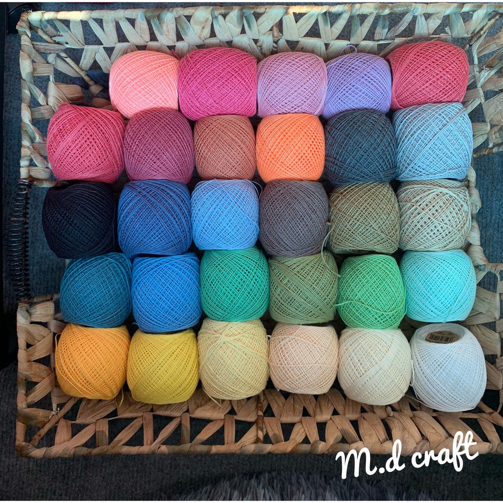 Sợi Lace cotton Việt Nam, mã màu từ 47 - 94