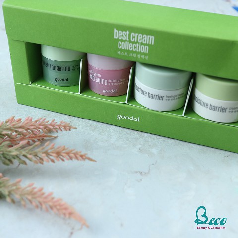 [Mỹ Phẩm Xách Tay]  Set 4 Hộp Dưỡng Da Ốc Sên Mini Goodal Best Cream Collection  - Phụ Nữ Làm Đẹp