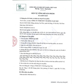 Nhân lạc đỏ Nghệ An Donavi