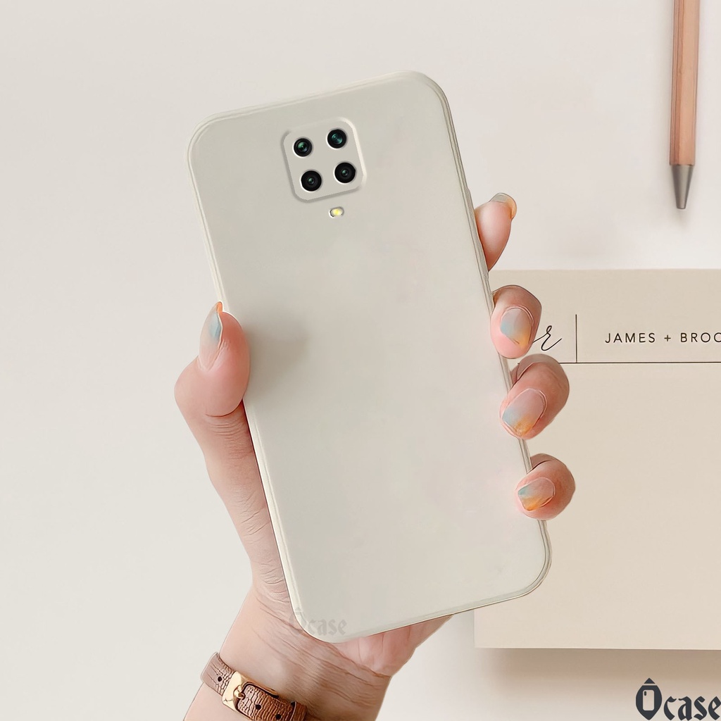 Ốp lưng Xiaomi Redmi Note 9s / Note 9 Pro / Note 9 Promax / Poco M2 Pro gấu cạnh viền vuông có BVC