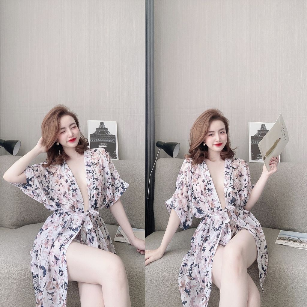 Váy ngủ áo choàng ❣️FREE SHIP❣️ Đầm ngủ sexy Lụa Chất Siêu Mát Dáng Siêu Xinh < 70KG | WebRaoVat - webraovat.net.vn