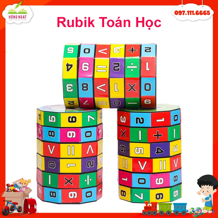 [Mã TOYJAN hoàn 20K xu đơn 50K] RUBIK TOÁN HỌC 6 TẦNG 💖 Đồ Chơi Giải Trí Cho Bé