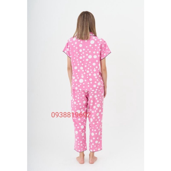 Bộ mặc nhà pijama lụa có bigsize