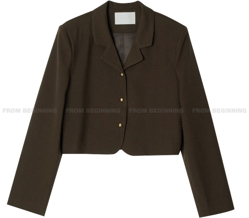 Áo Khoác Suit Dáng Ngắn Phong Cách Retro Pháp Quý Phái 55087