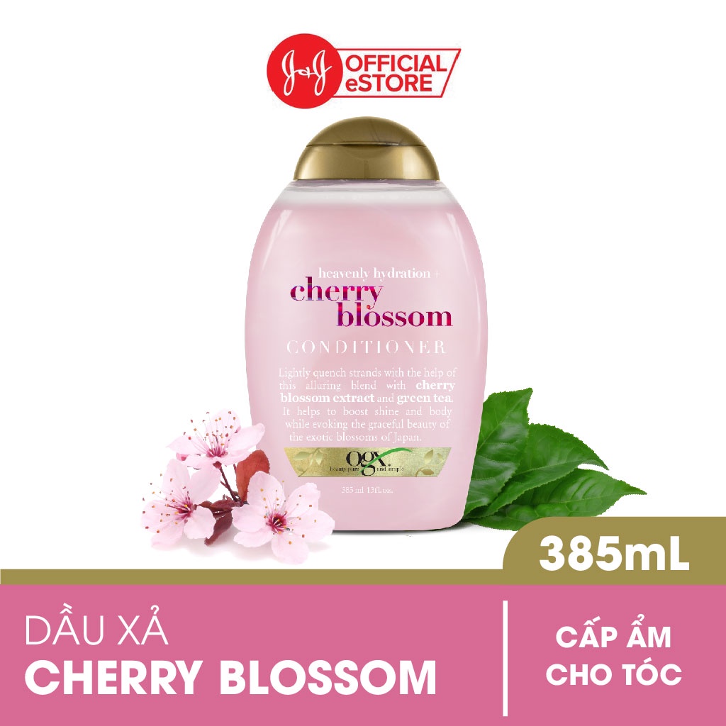 Dầu Xả OGX Chiết Xuất Hoa Anh Đào/ Bạch Đàn Bạc Hà - Dung tích 385ml