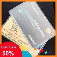 Túi đựng thẻ căn cước công dân combo 10, bằng lái xe, ATM, Card visit, CMND - familyone