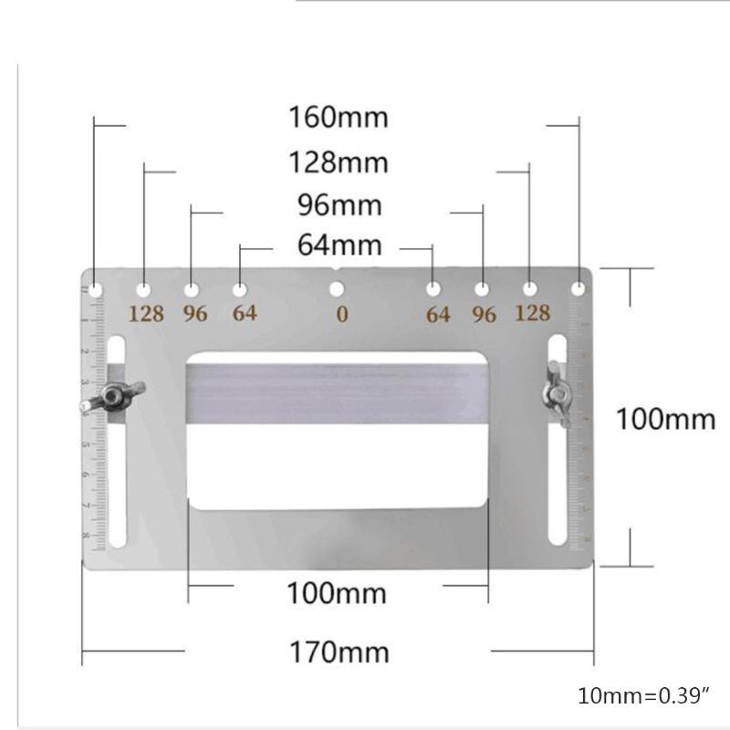 Tay Nắm Cửa Tủ Định Vị Đục Lỗ Khoan Chuyên Dụng