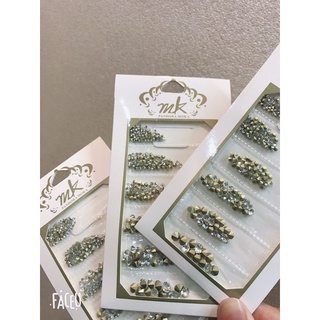 Đá chân nhọn mix 6 size - Đá đính móng nail