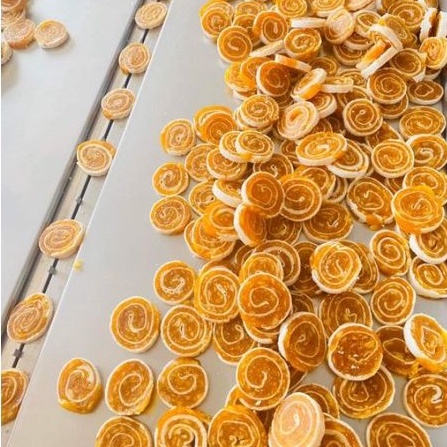 Kẹo mít dừa non cuộn bánh tráng 500g
