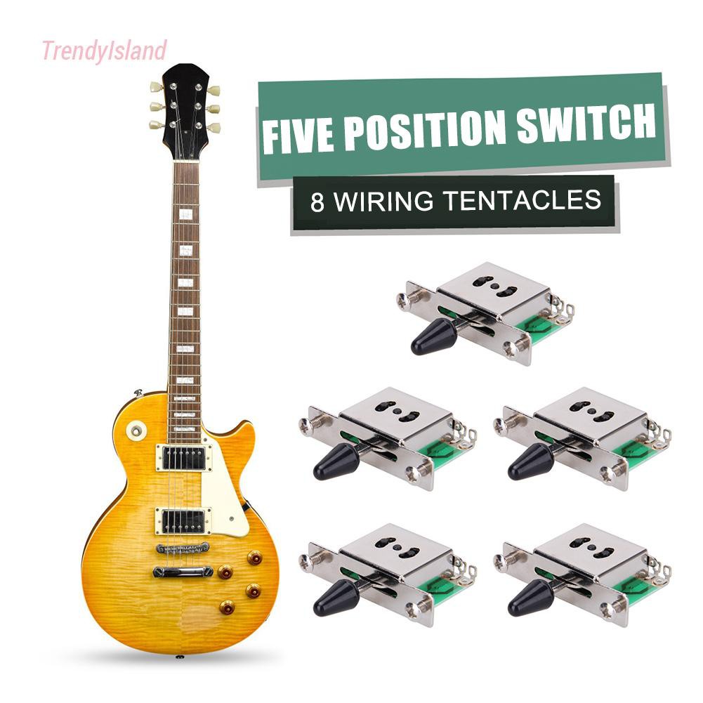 Music Lovers Playing 5 Way Guitar Pickup Selector Tone Switch for ST SQ Guitarra Parts Supplies