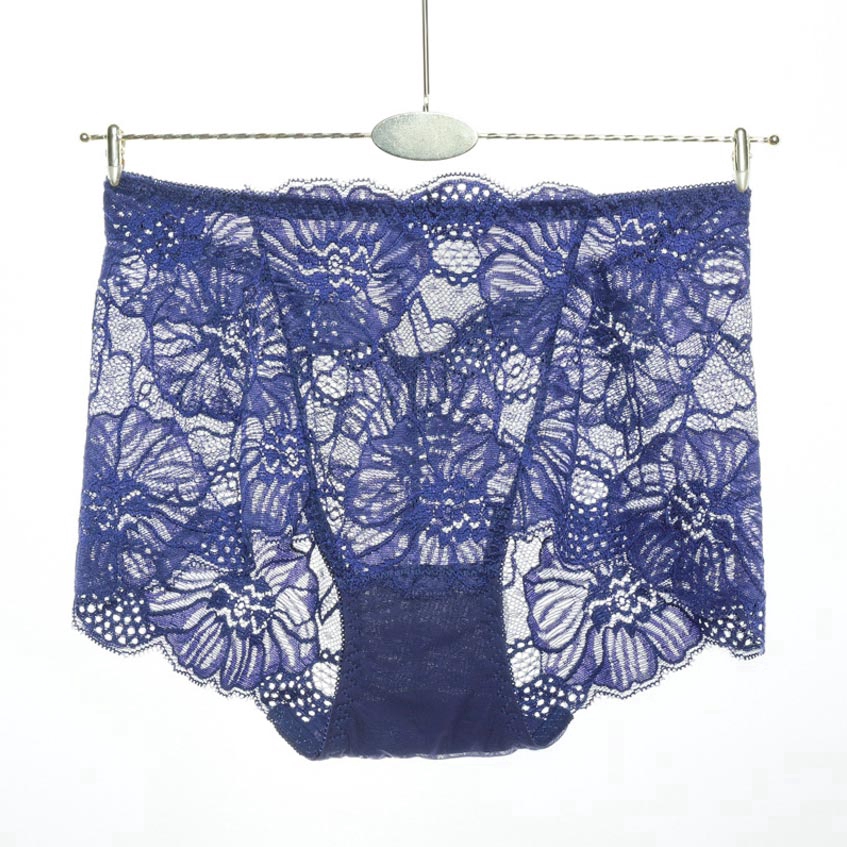Quần lót lưng cao vải ren gợi cảm không đường may nhiều kích cỡ tùy chọn cho nữ