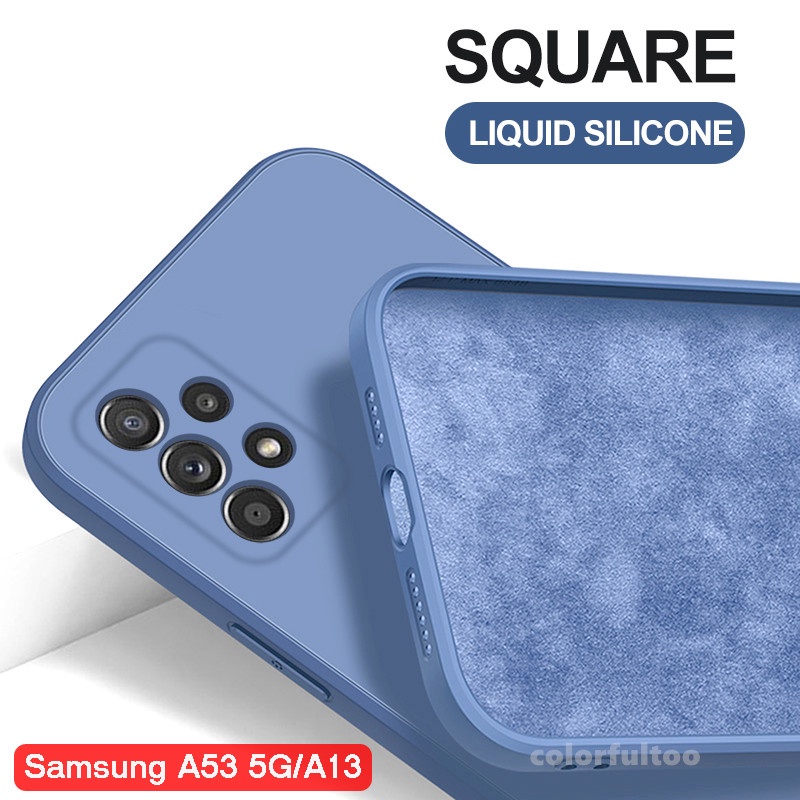 Ốp Điện Thoại Silicon Dẻo Mỏng Nhẹ Màu Trơn Thời Trang Cho Samsung Galaxy A53 A 53 A13 A32 A52S A52 4G 5G SamsungA53
