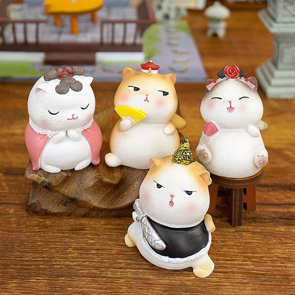 LAKAMIER Đồ trang trí Chú Mèo Bằng Nhựa Resin Để Bàn Trang Trí Tiệc Tùng