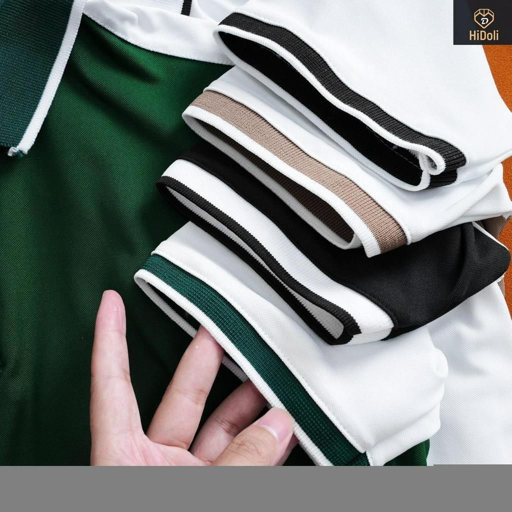 Áo Polo nam, Polo Nam Viền Cổ thanh lịch vải cá sấu Cotton cao cấp thoáng mát chuẩn form  M18