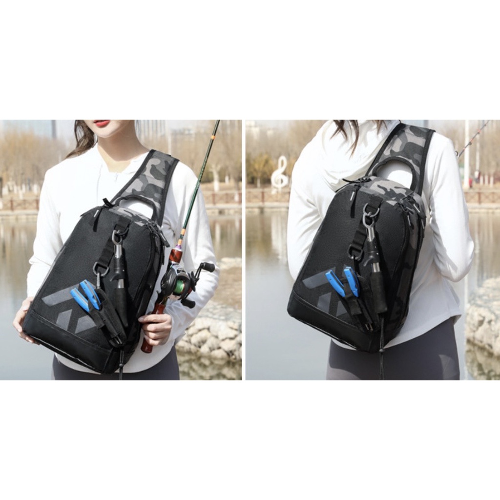 Túi đựng đồ câu lure đeo chéo Daiwa chuyên dụng dành cho câu cá