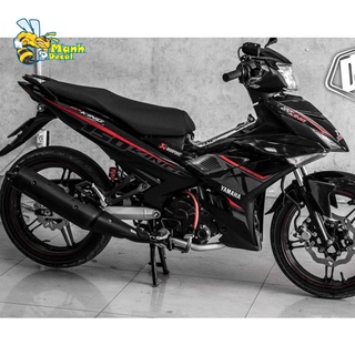 Ten rời xe exciter 150 mxking đỏ đen xám