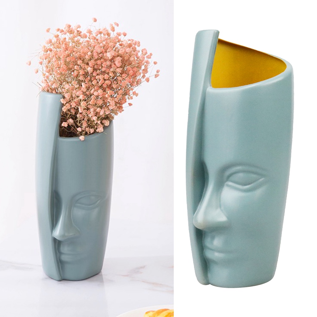 Lọ Hoa Khô Hình Mặt Người Phong Cách Bắc Âu