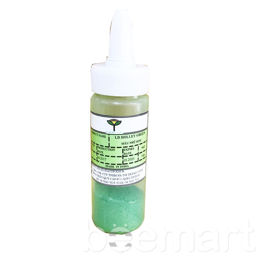 Màu nhũ kim màu Xanh Lá loại xịt 10g