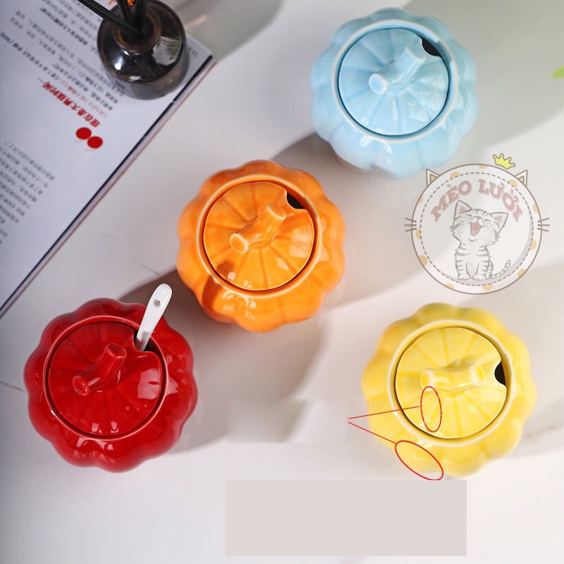 Hũ đựng gia vị bằng sứ cao cấp dùng trong nhà bếp
