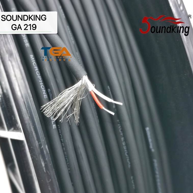 Dây tín hiệu Audio, Microphone chính hãng SOUNDKING . Báo giá 1M. Than nhỏ.
