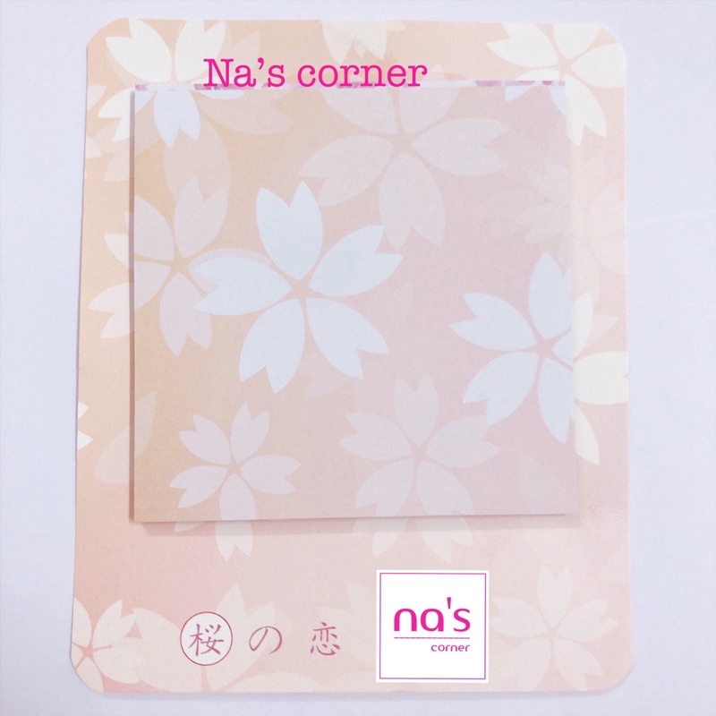 Giấy note ghi chú hình hoa hồng vintage memo sticky (1)