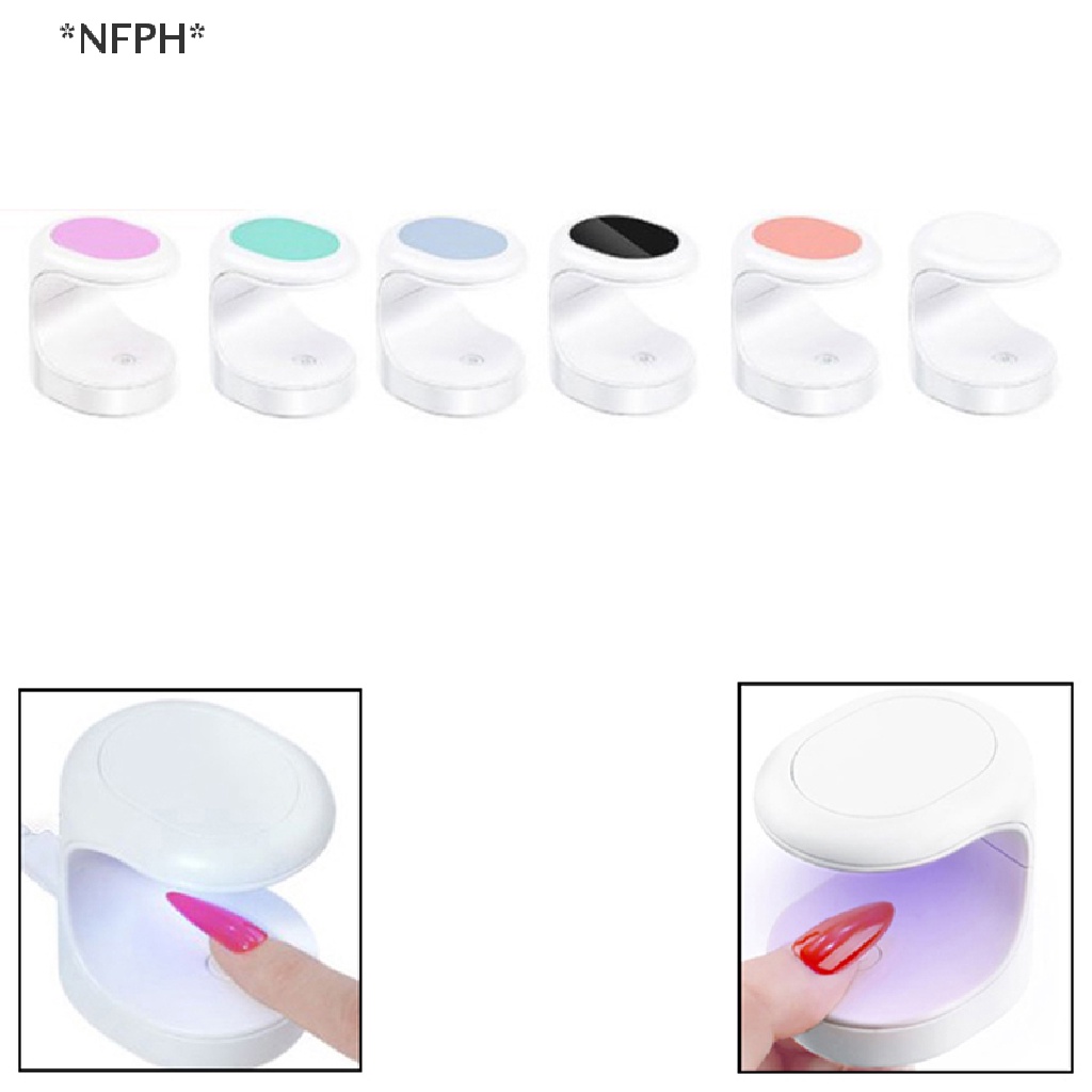 [Hàng mới về] Đèn LED UV sấy khô sơn móng tay mini sạc USB 16W