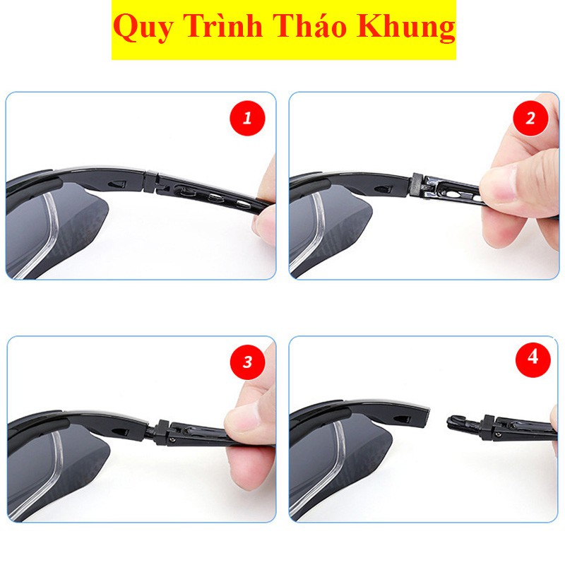 Kính phân cực đổi màu đi ngày và đêm kiểu dáng thể thao  thích hợp đi đạp xe , câu cá, hoạt động dã ngoại PK-41