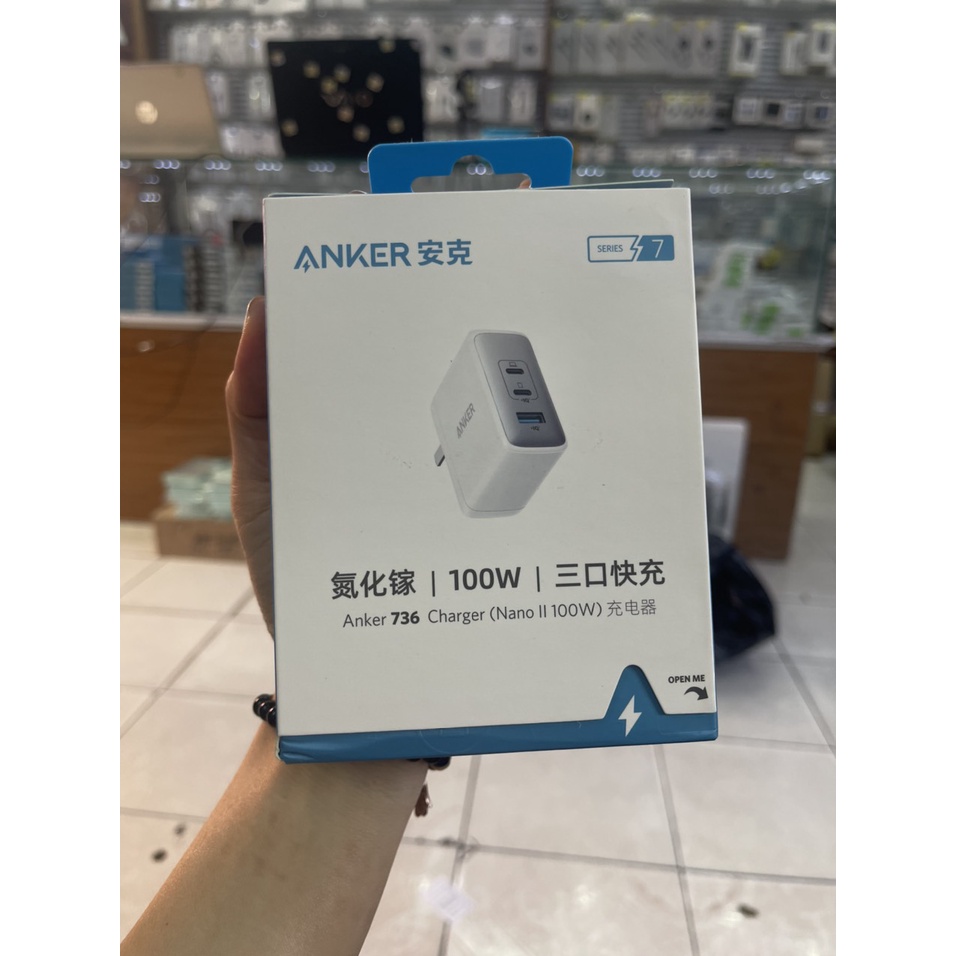 Củ Sạc Nhanh Anker Nano 2 100W 3 Cổng PD/PPS 5A/QC - A2145