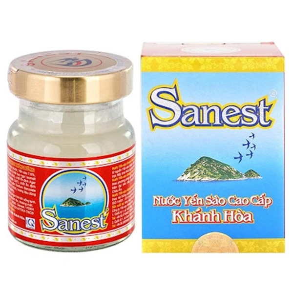 Yến Sào Khánh Hòa SANEST LỌ 62ML ĐỎ ( Không Đường)