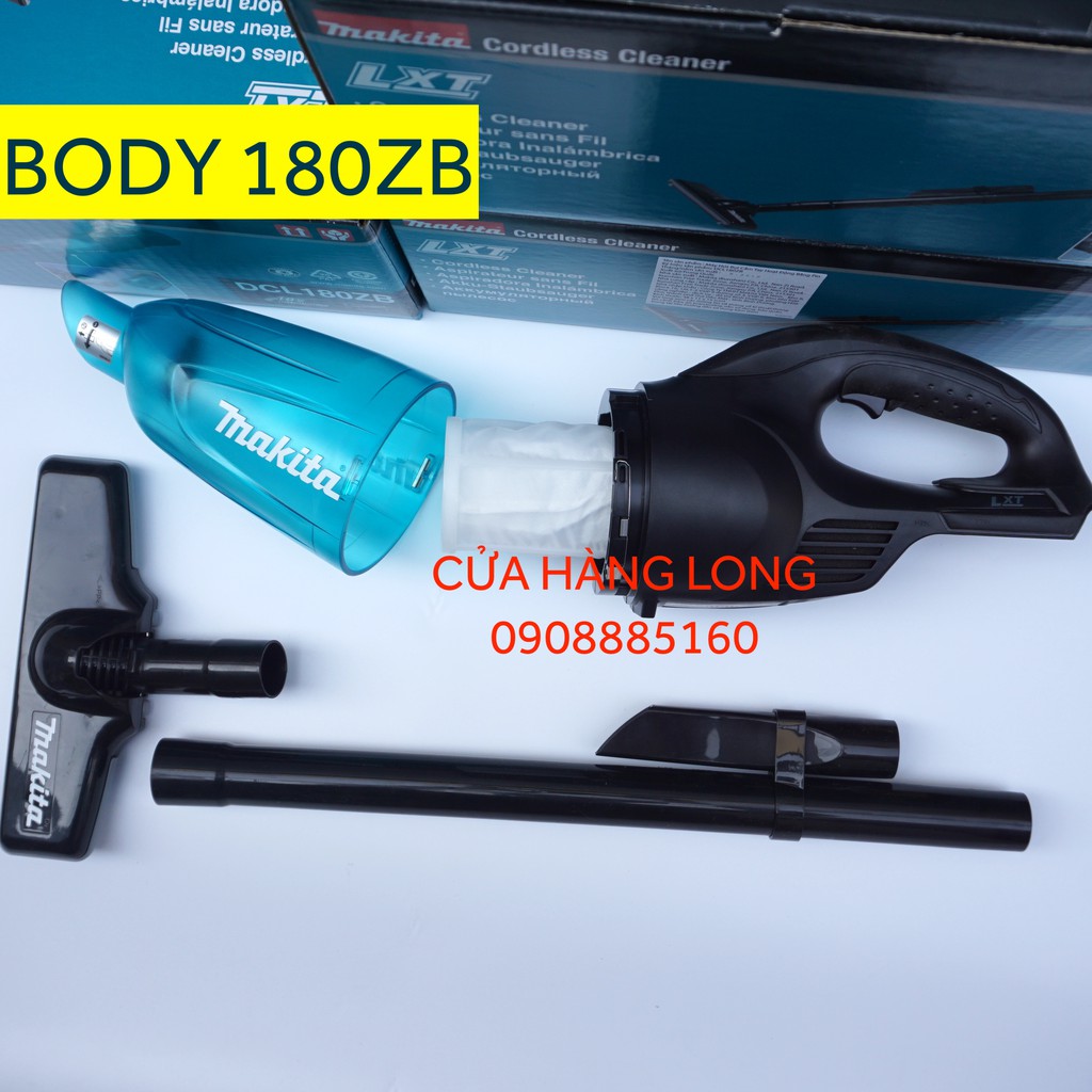 Thân Máy hút bụi dùng Pin 18 V Makita Dcl 180ZB