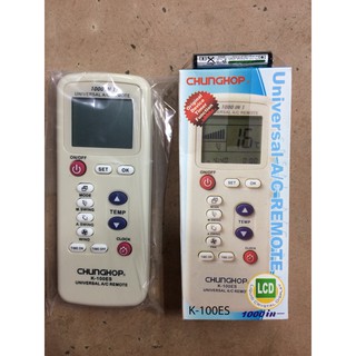 Điều khiển điều hoà đa năng CHUNGHOP 1000 in 1 K 100ES