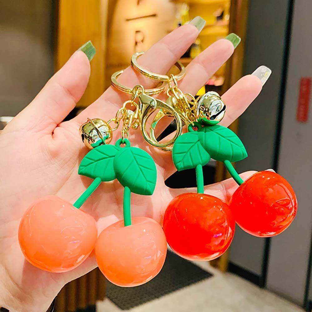 LANFY Móc Khóa Hình Quả Cherry Dễ Thương